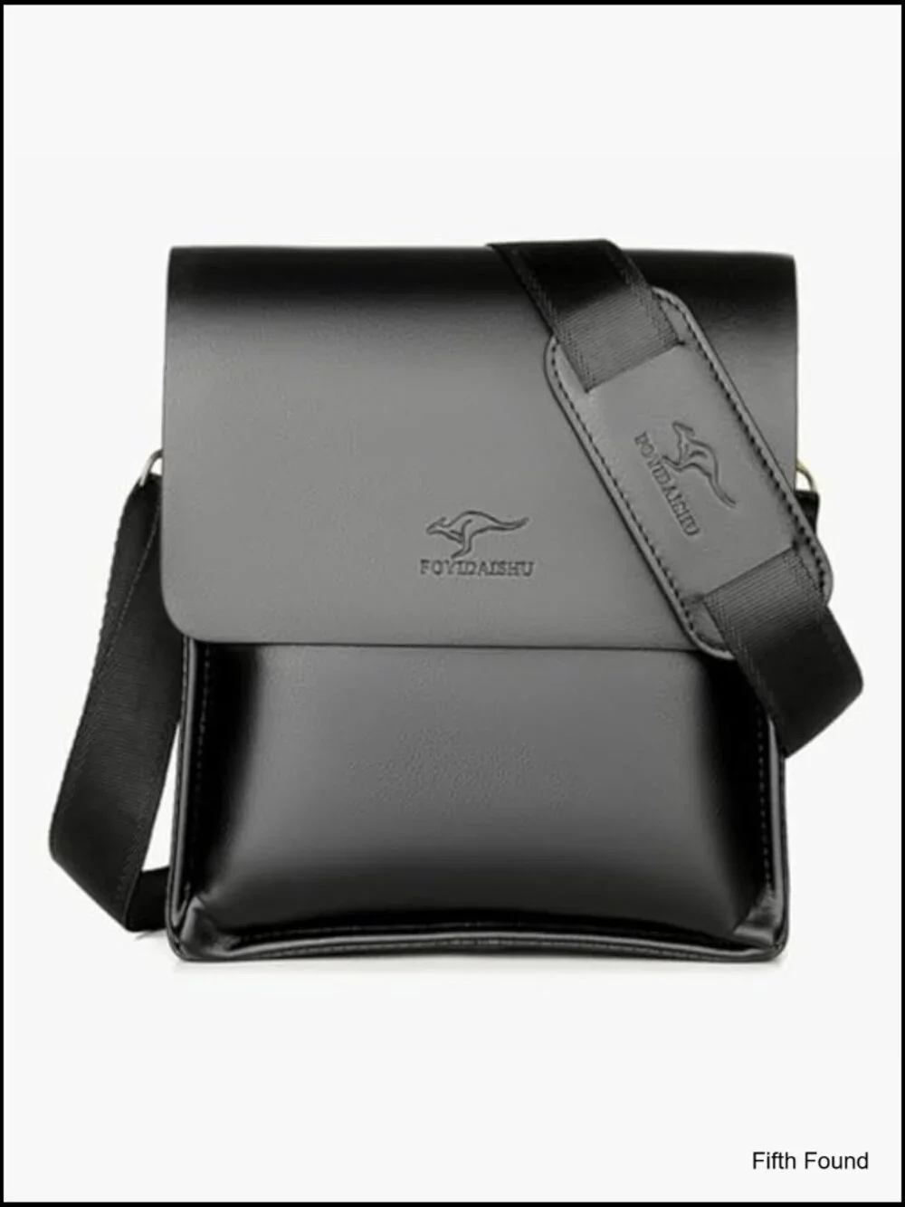 Leather Crossbody Messenger Bag for Travel Work Business Shoulder Bag